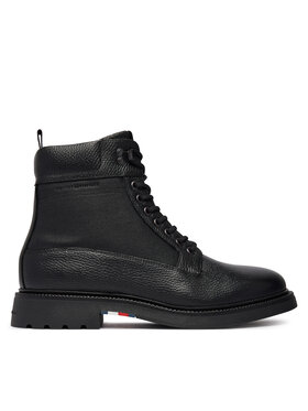 Tommy Hilfiger Tommy Hilfiger Puszābaki Corporate Casual Mix W Wpm Boot FM0FM05988 Melns