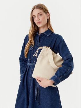 Tommy Hilfiger Tommy Hilfiger Kabelka Th Soft Summer Bucket AW0AW17540 Béžová