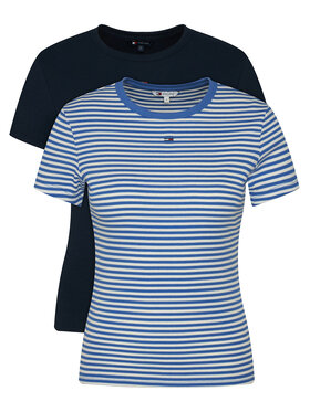 Tommy Jeans Tommy Jeans T-Shirt-Set DW0DW21430 Bunt Slim Fit