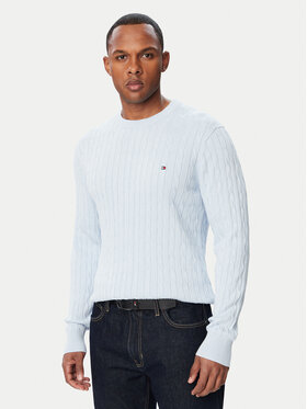 Tommy Hilfiger Tommy Hilfiger Πουλόβερ Classic MW0MW33132 Ανοιχτό μπλε Regular Fit