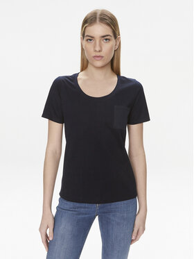 United Colors Of Benetton United Colors Of Benetton T-Shirt 3J5CD106R Tmavomodrá Regular Fit