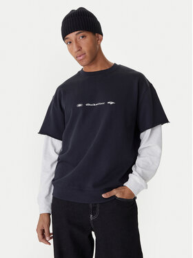 Quiksilver Quiksilver Džemperis ar kapuci Openbar Crew EQYFT05154 Melns Oversize