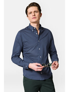 Lancerto Lancerto Koszula Selma KO073222000029 Granatowy Slim Fit