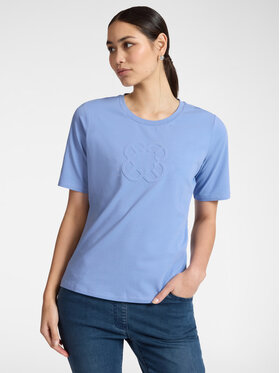 Elena Mirò Elena Mirò T-Shirt G071Z000590N0F4 Turkusowy Slim Fit