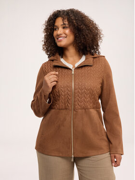 Fiorella Rubino Fiorella Rubino Kurtka puchowa F091T001530N022 Brązowy Flared Fit