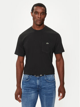 Lacoste Lacoste Marškinėliai TH2827 Juoda Regular Fit