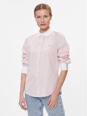 Tommy Hilfiger Tommy Hilfiger Košeľa Fill A Fill Regular Shirt WW0WW40531 Ružová Regular Fit
