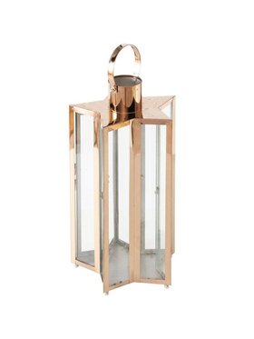 MIAhome MIAhome Lampion różowo-złoty gwiaździsty HOSHIZORA Złoty