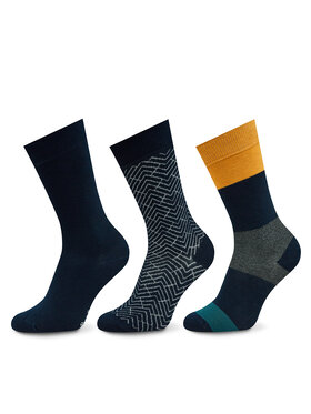 Pepe Jeans Pepe Jeans 3er-Set hohe Unisex-Socken PMU30008 Dunkelblau