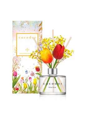 Cocodor Cocodor Dyfuzor DYFUZOR 200ML FL.TULIP WHITE MUSK PDI30414 Kolorowy
