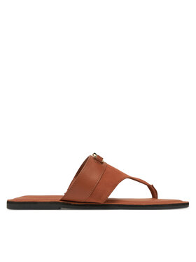 Tommy Hilfiger Tommy Hilfiger Čības uz pirksta FW0FW08506 Brūns
