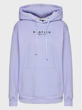 Kaotiko Kaotiko Džemperis Unisex Vancouver AL006-04-G002 Violetinė Relaxed Fit