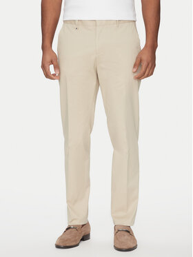BOSS BOSS Spodnie materiałowe C-Genius 50534612 Beżowy Slim Fit