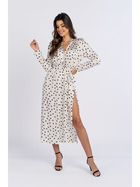 Salme Salme Sukienka codzienna Selena Biały Regular Fit
