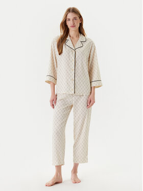 United Colors Of Benetton United Colors Of Benetton Піжама 4T3U3P00R Écru Relaxed Fit