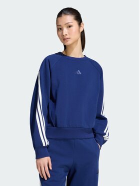 adidas adidas Bluza 164810 Niebieski Loose Fit