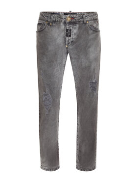 PHILIPP PLEIN PHILIPP PLEIN Jeansy 18807 Szary Skinny Fit