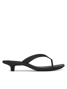 Calvin Klein Calvin Klein Čības uz pirksta Flip Flop Kitten Heel Thong Tpu HW0HW02965 Melns