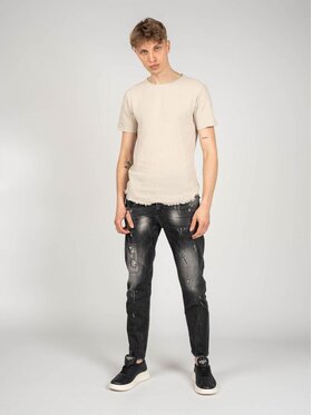 Xagon Xagon T-Shirt P22082 V5 8300 Beżowy Regular Fit
