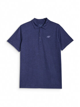 4F 4F Polo MULTI ACTIVE Granatowy Regular Fit