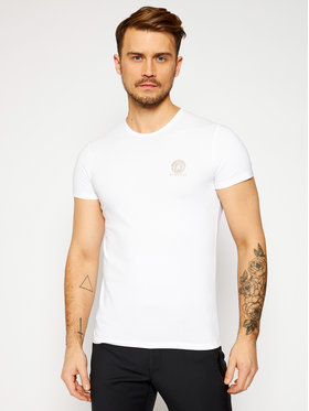 Versace Versace T-Shirt Medusa AUU01005 Biały Regular Fit