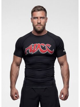 PITBULL PITBULL Koszulka techniczna ADCC Czarny Regular Fit