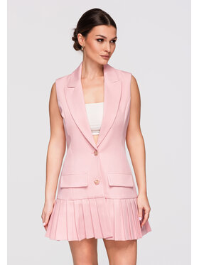 Ombre Ombre Sukienka wieczorowa LA-OM-DLR303 Różowy Slim Fit