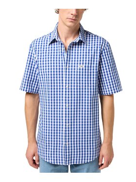 Wrangler Wrangler Koszula 112350568 Niebieski Regular Fit