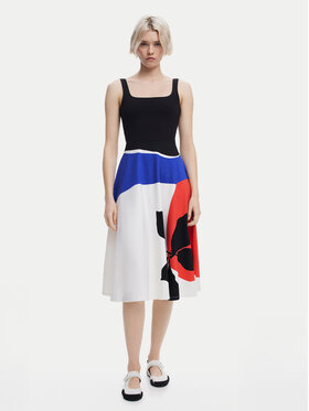 Desigual Desigual Rochie de zi Ondas 25SWVK41 Colorat Regular Fit