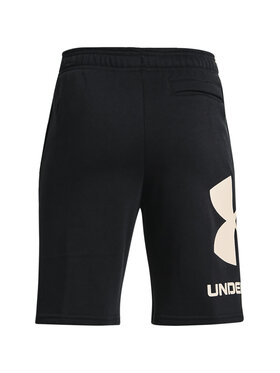 Under Armour Športne Kratke Hlače UA RIVAL FLEECE LOGO SHORTS 1359065 Črna Regular Fit