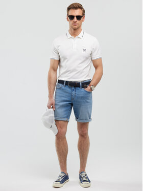 BIG STAR BIG STAR Szorty jeansowe ADEN Niebieski Slim Fit