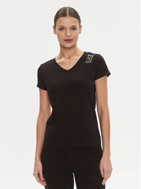 EA7 Emporio Armani EA7 Emporio Armani T-Shirt 3DTT01 TJFKZ 0200 Černá Slim Fit