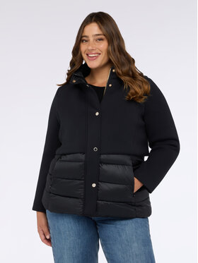 Fiorella Rubino Fiorella Rubino Giubbotto piumino F010T001442N033 Nero A-Line Fit