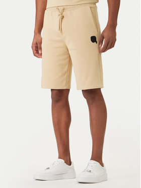 KARL LAGERFELD KARL LAGERFELD Sportovní kraťasy 705118 562900 Béžová Loose Fit