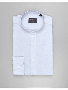 Borgio Borgio Koszula limido_00561 Niebieski Slim Fit