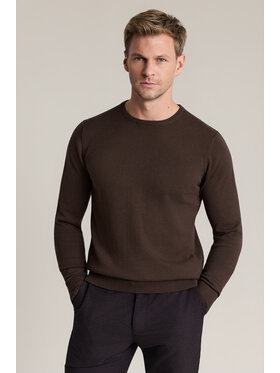 Lancerto Lancerto Sweter Christopher SW073226000038 Brązowy Regular Fit