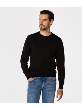 Lee Cooper Lee Cooper Sweter ADAM ORGANIC Czarny Regular Fit