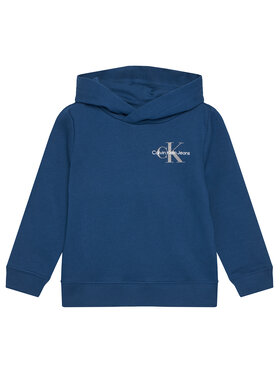 Calvin Klein Jeans Calvin Klein Jeans Bluză Small Monogram IU0IU00266 M Albastru Regular Fit