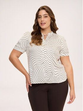 Fiorella Rubino Fiorella Rubino Bluzka 2145T002532N0S1 Brązowy Regular Fit