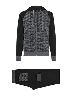 Billionaire Billionaire Komplet dresowy 17035 Czarny Regular Fit