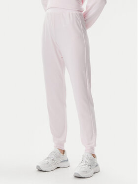 Guess Guess Pantaloni din material O5GB05 KCQP2 Roz Regular Fit