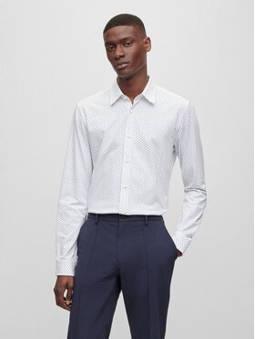 Boss Boss Košile P-Roan 50497111 Bílá Slim Fit