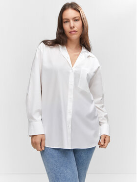 Mango Mango Košile Juanes 57010241 Bílá Oversize