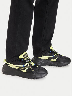 Versace Jeans Couture Versace Jeans Couture Снікерcи Fondo Speedtrack 79YA3SC3 Чорний