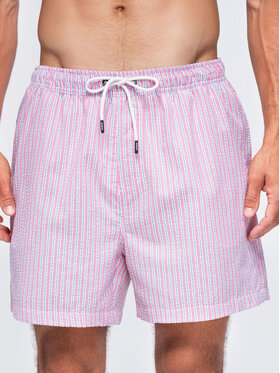 Ombre Ombre Szorty kąpielowe OM-SRSS-0214 Różowy Regular Fit