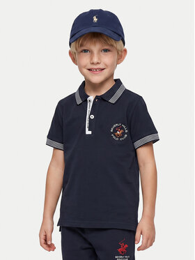 Beverly Hills Polo Club Beverly Hills Polo Club Polo P-SS26B-P424108 Tumši zils Regular Fit