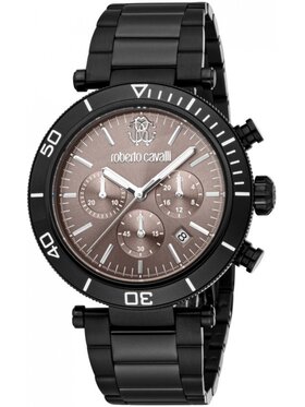 Roberto Cavalli Roberto Cavalli Zegarek RC5G128M0075 Czarny