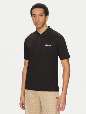 Guess Guess Polo Z5GP00 KCQU2 Czarny Slim Fit