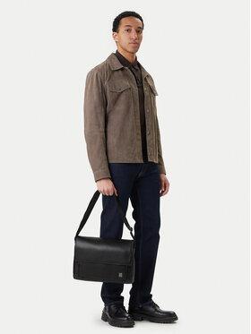 Calvin Klein Calvin Klein Brašna Emblem Hw Flap Messenger LV04D3299G Černá