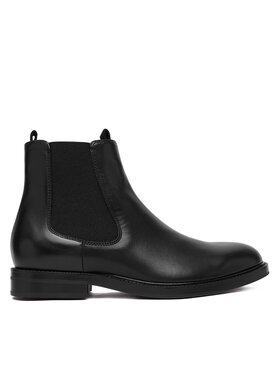 BOSS BOSS Členková obuv s elastickým prvkom Dressletic 50549658 Čierna